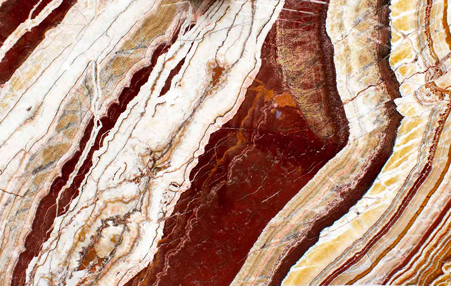 Red Esmeralda onyx