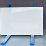 White marble in slabs
