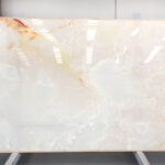 White onyx for decorative elements